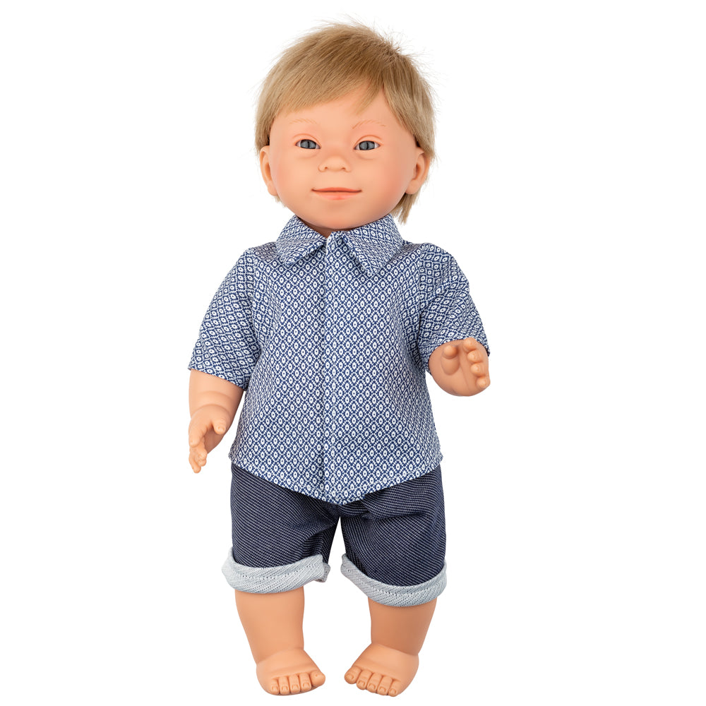 Down Syndrome Boy Doll Dressed