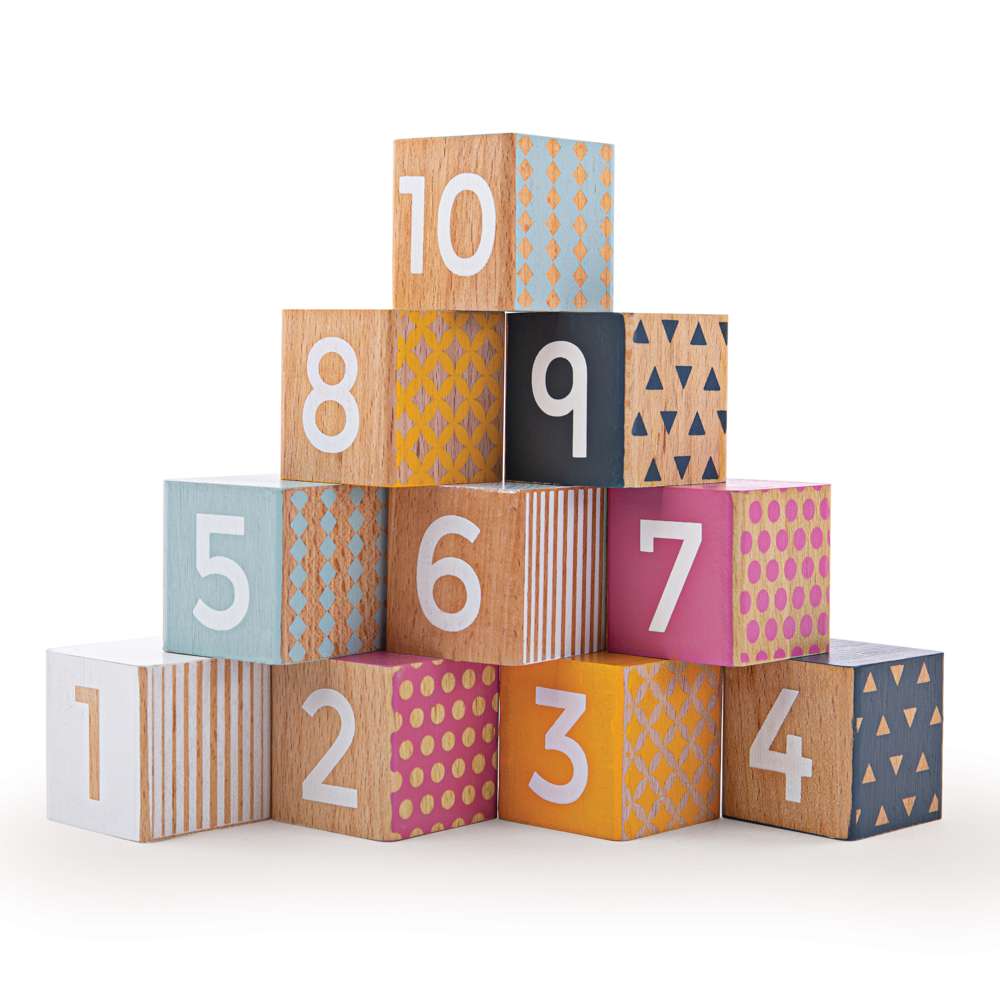 FSC® Certified Wooden Number Blocks