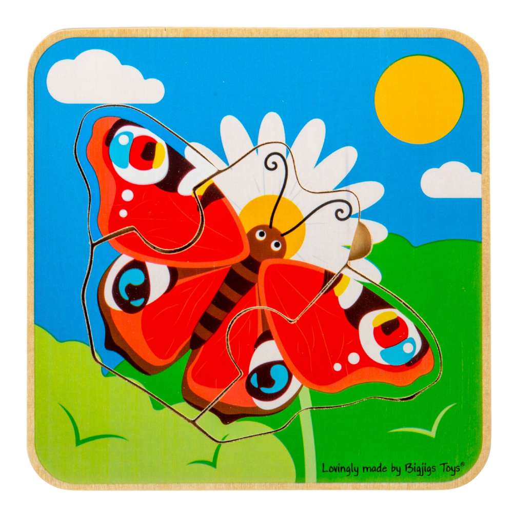 Lifecycle Layer Puzzle - Butterfly