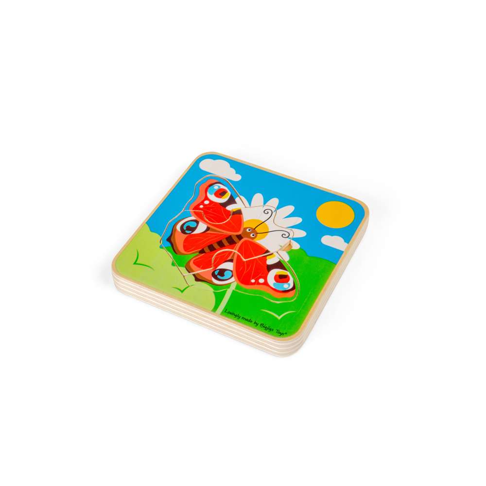 Lifecycle Layer Puzzle - Butterfly