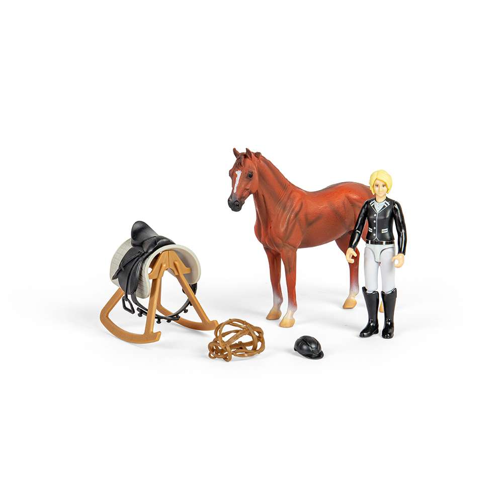 Lady Tournament Rider & Accessories Window Box