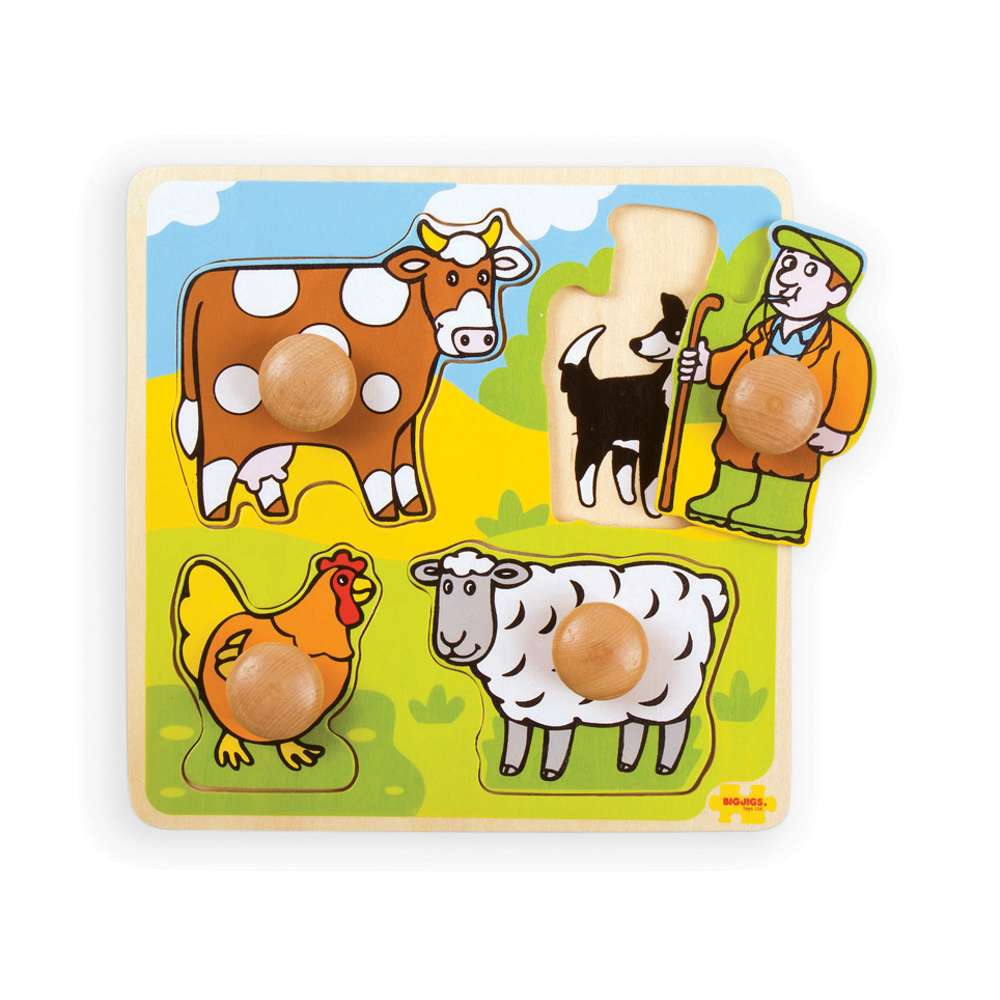 My First Peg Puzzle Farm
