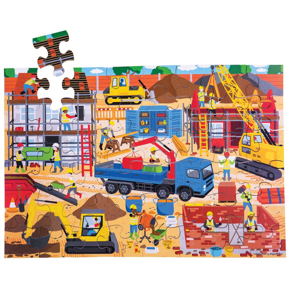 Construction Site Floor Puzzle (48 piece)