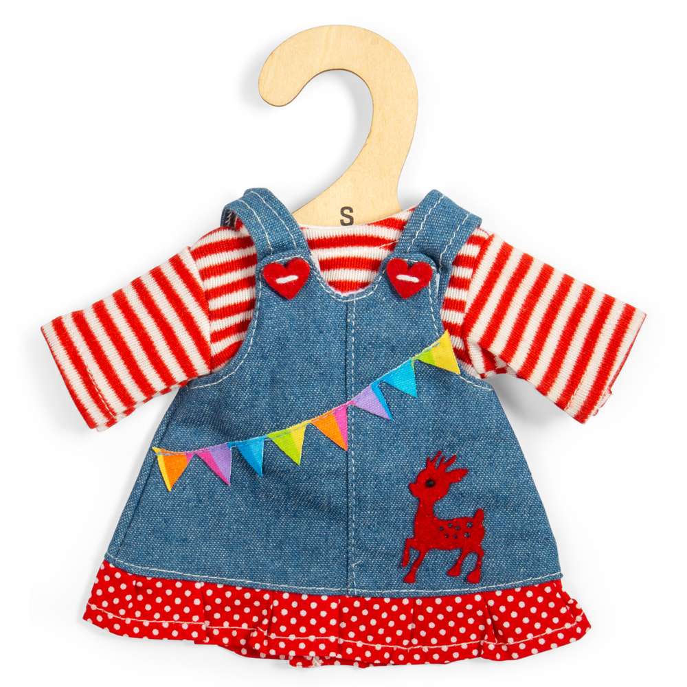 Denim Pinafore Dress - Small