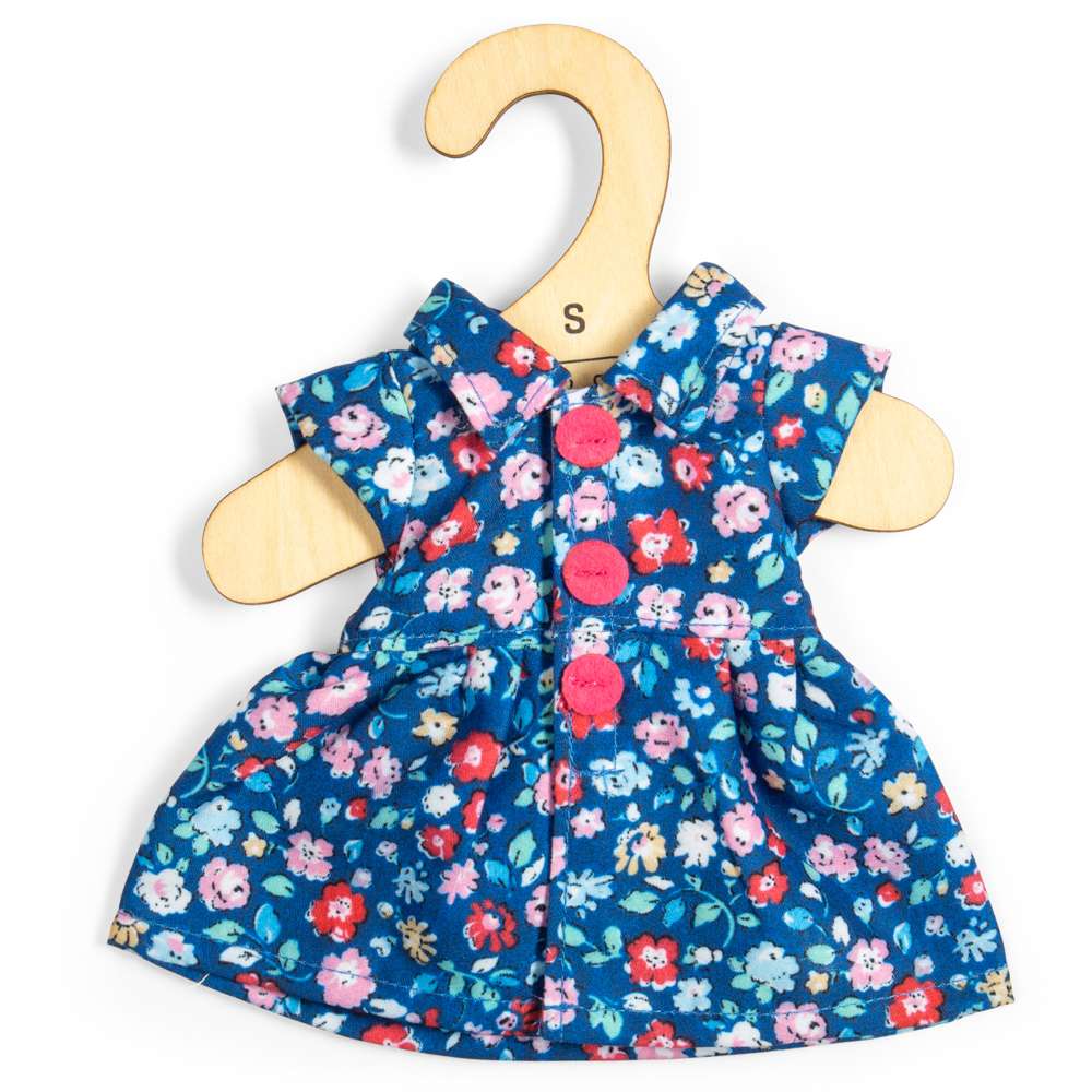 Navy Floral Dress - Small