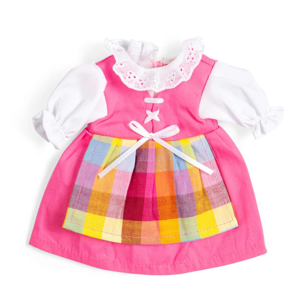 Pink Dress With Pinafore - Small