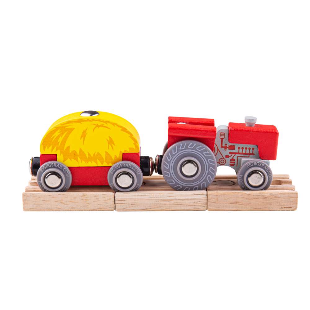 Red Tractor and Wagon (4)