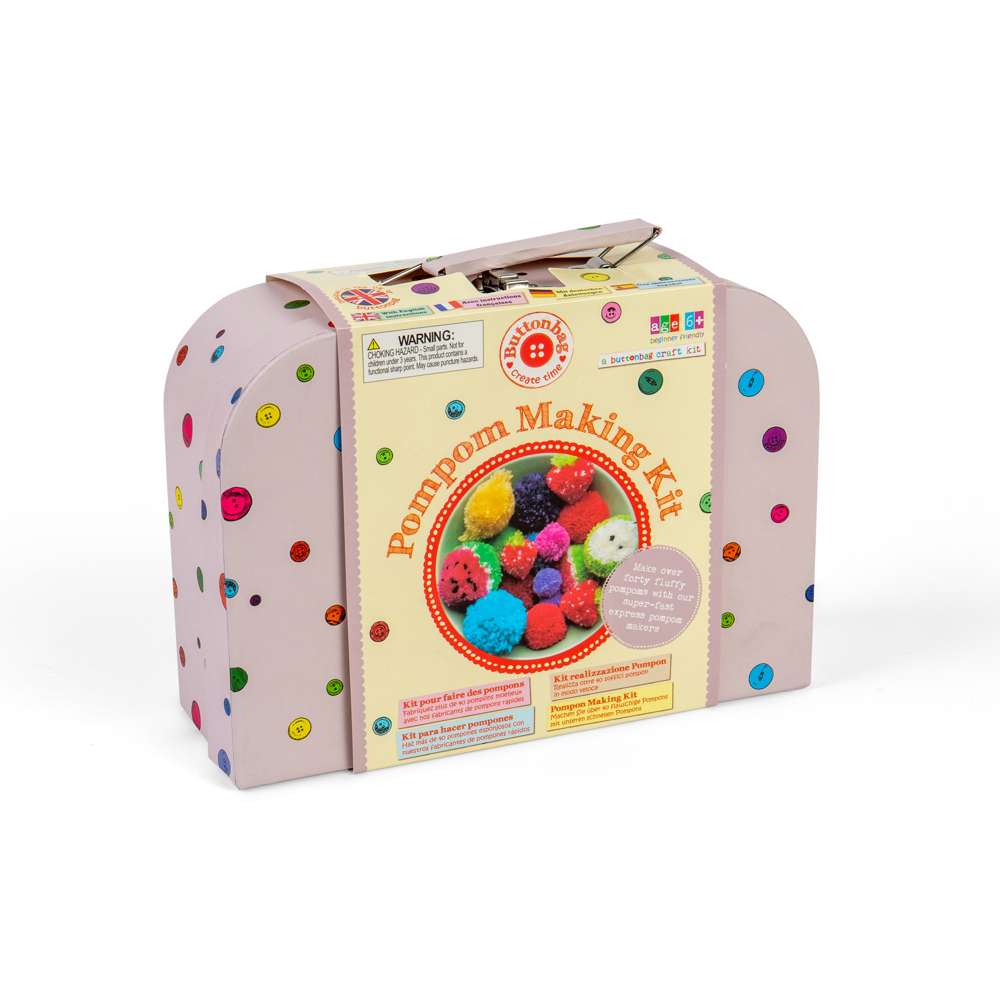 Pompom Suitcase