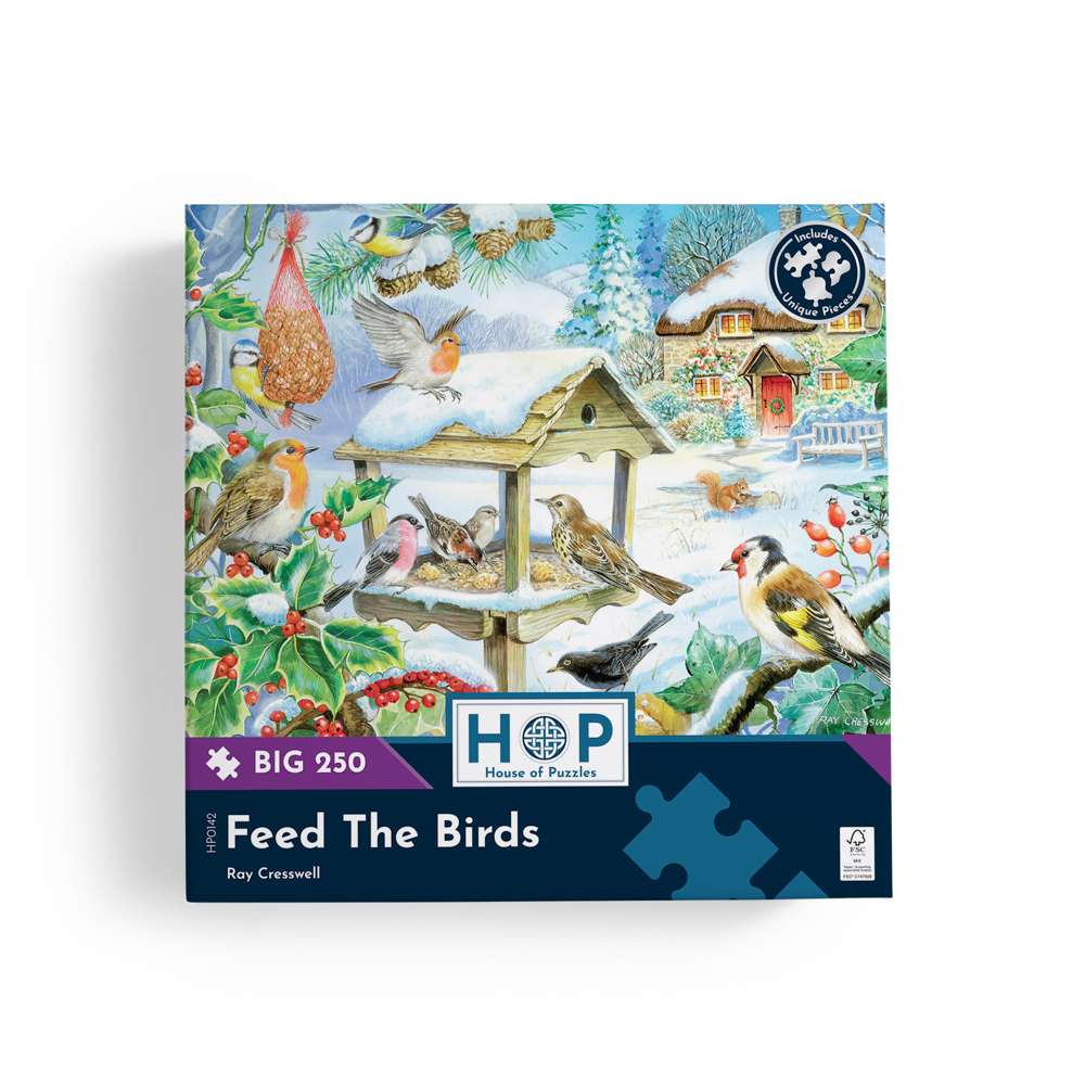 Feed The Birds - BIG 250 Piece Jigsaw Puzzle