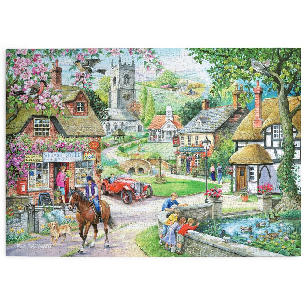 Feeding The Ducks - 1000 Piece Jigsaw Puzzle
