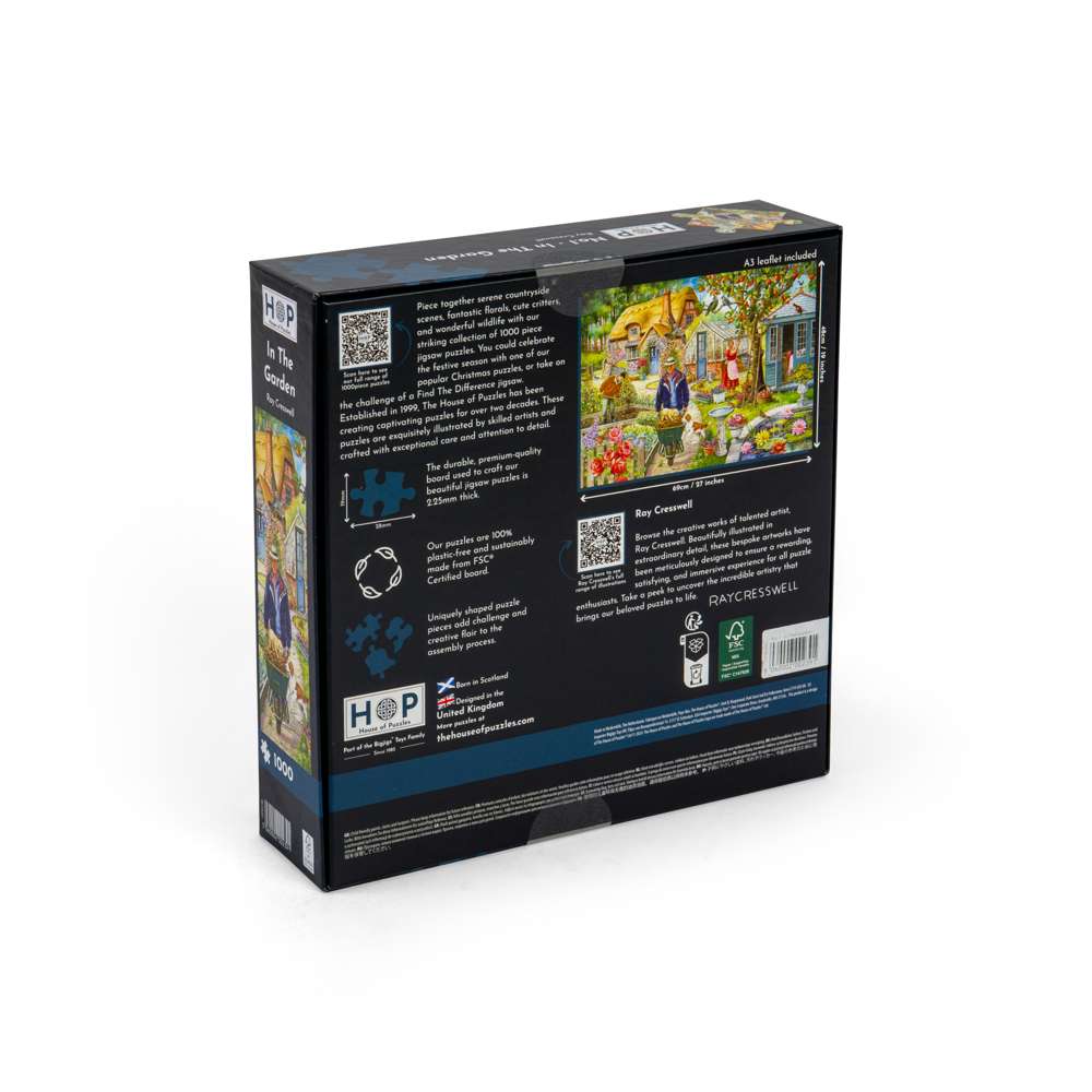 No.1 - In The Garden - 1000 Piece Jigsaw Puzzle