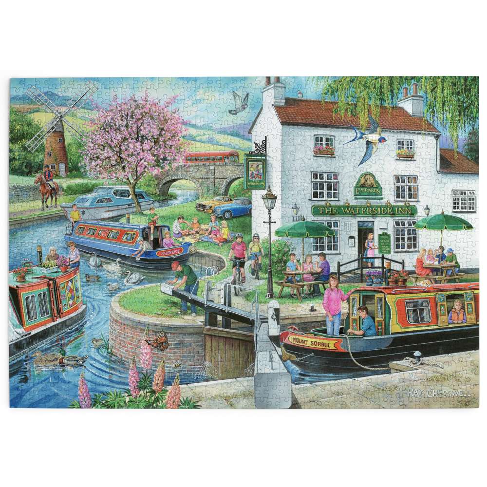 No.6 - By The Canal - 1000 Piece Jigsaw Puzzle