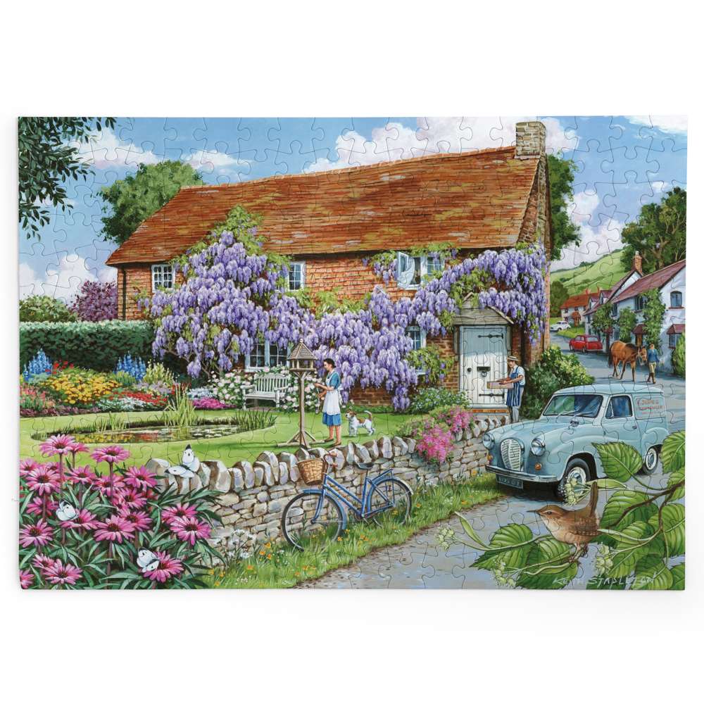 Wisteria Cottage - BIG 250 Piece Jigsaw Puzzle