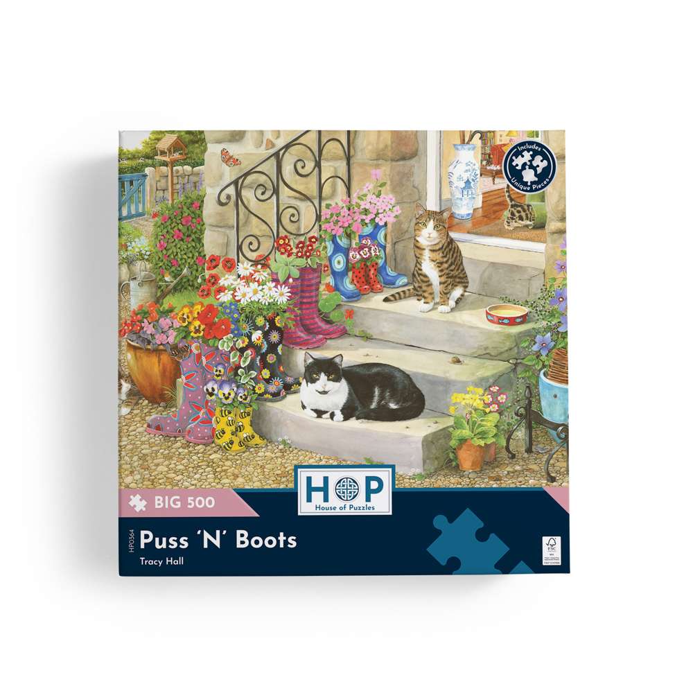 Puss 'N' Boots - BIG 500 Piece Jigsaw Puzzle