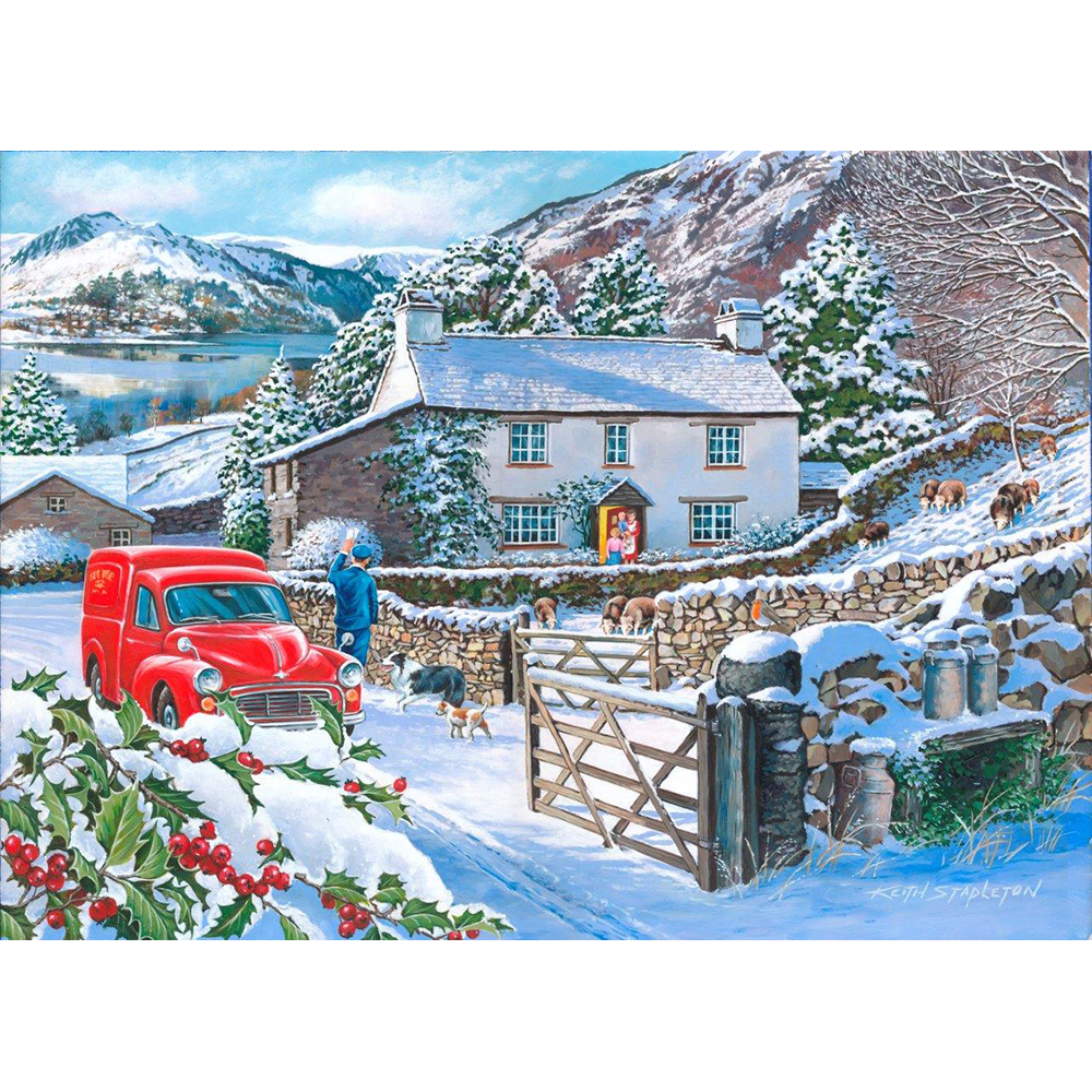 A Welcome Visit - BIG 500 Piece Jigsaw Puzzle