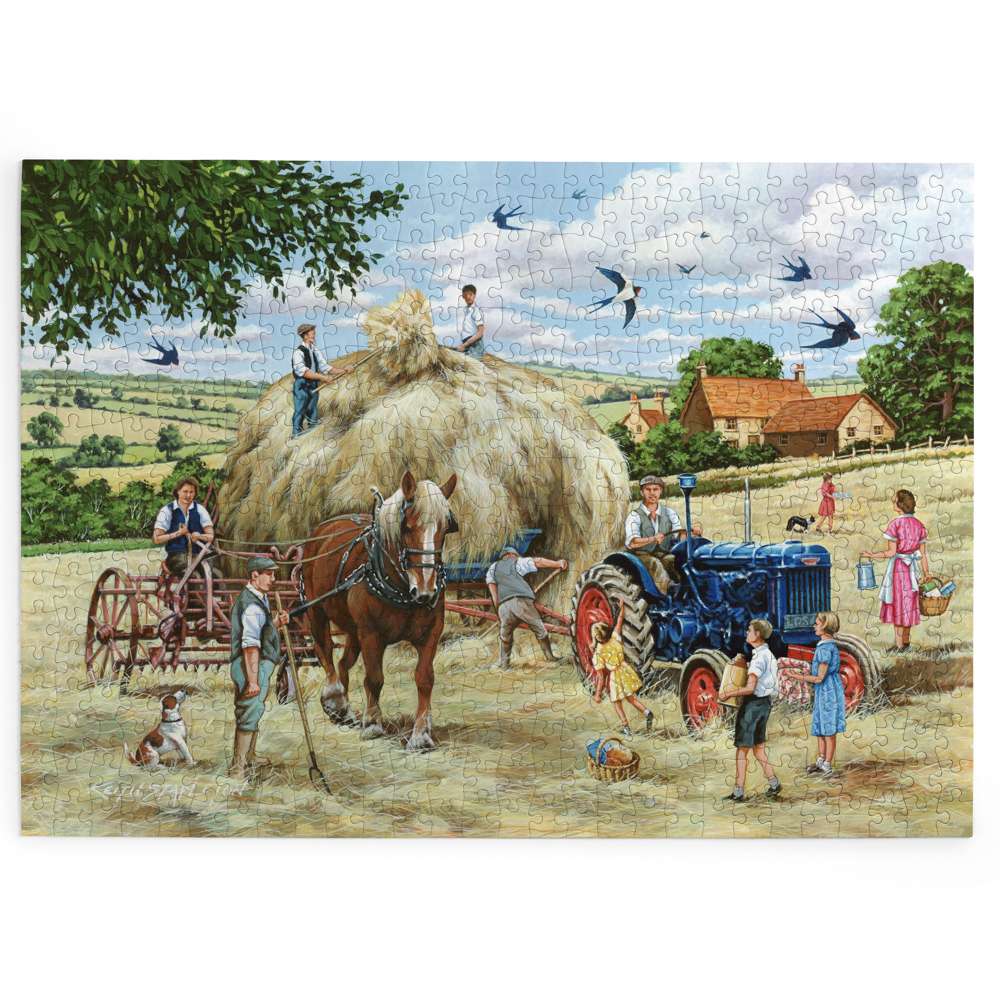 Making Hay - BIG 500 Piece Jigsaw Puzzle