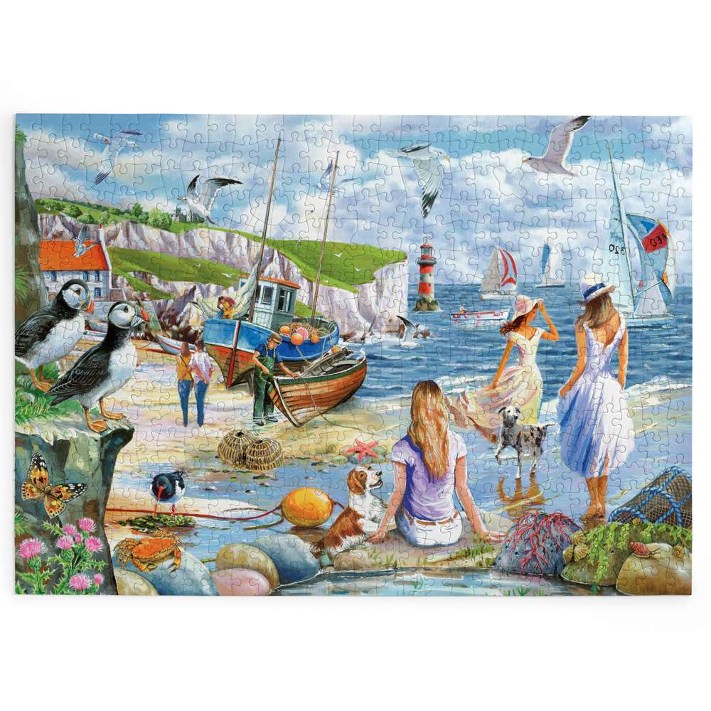 Sea Shore Breezes - BIG 500 Piece Jigsaw Puzzle