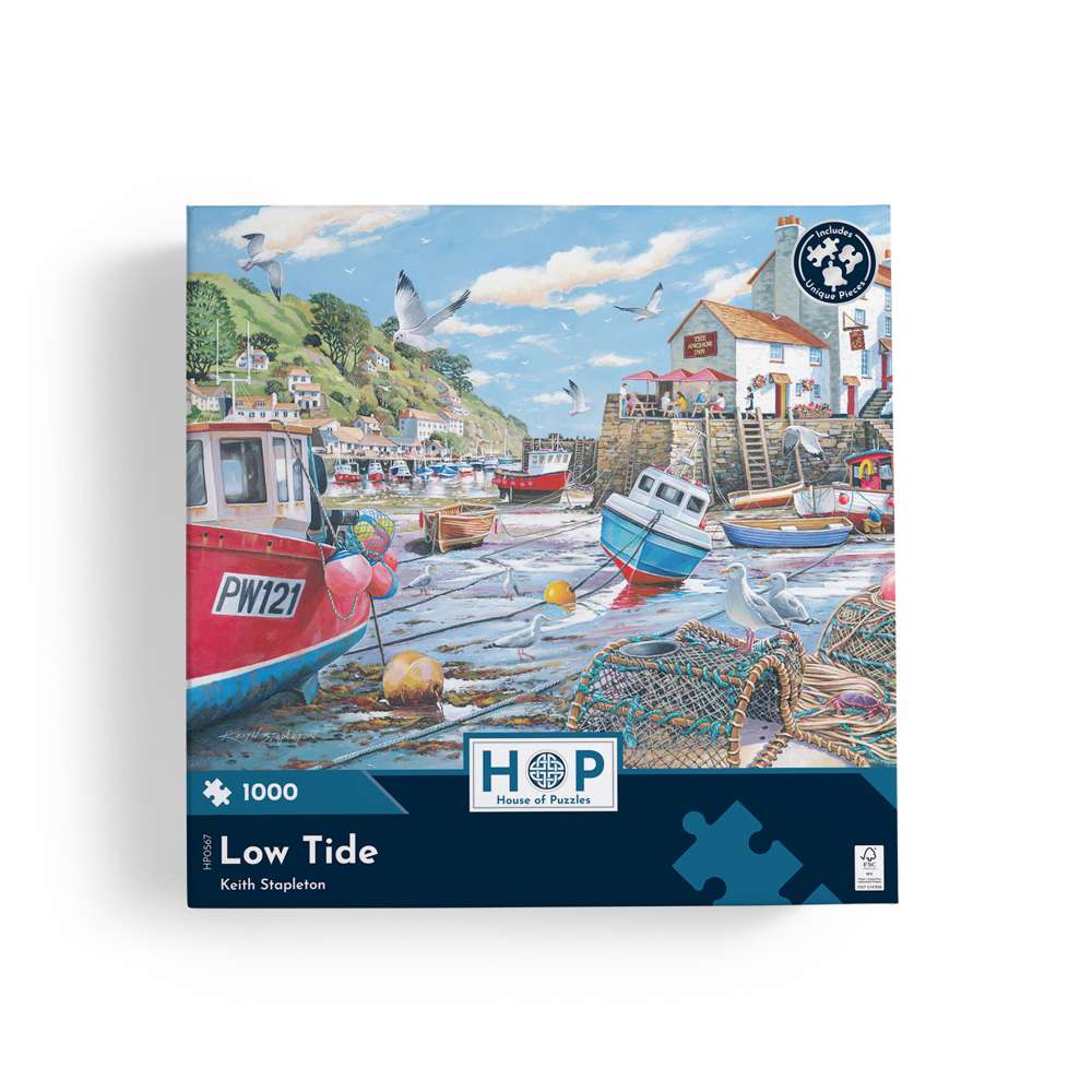 Low Tide - 1000 Piece Jigsaw Puzzle