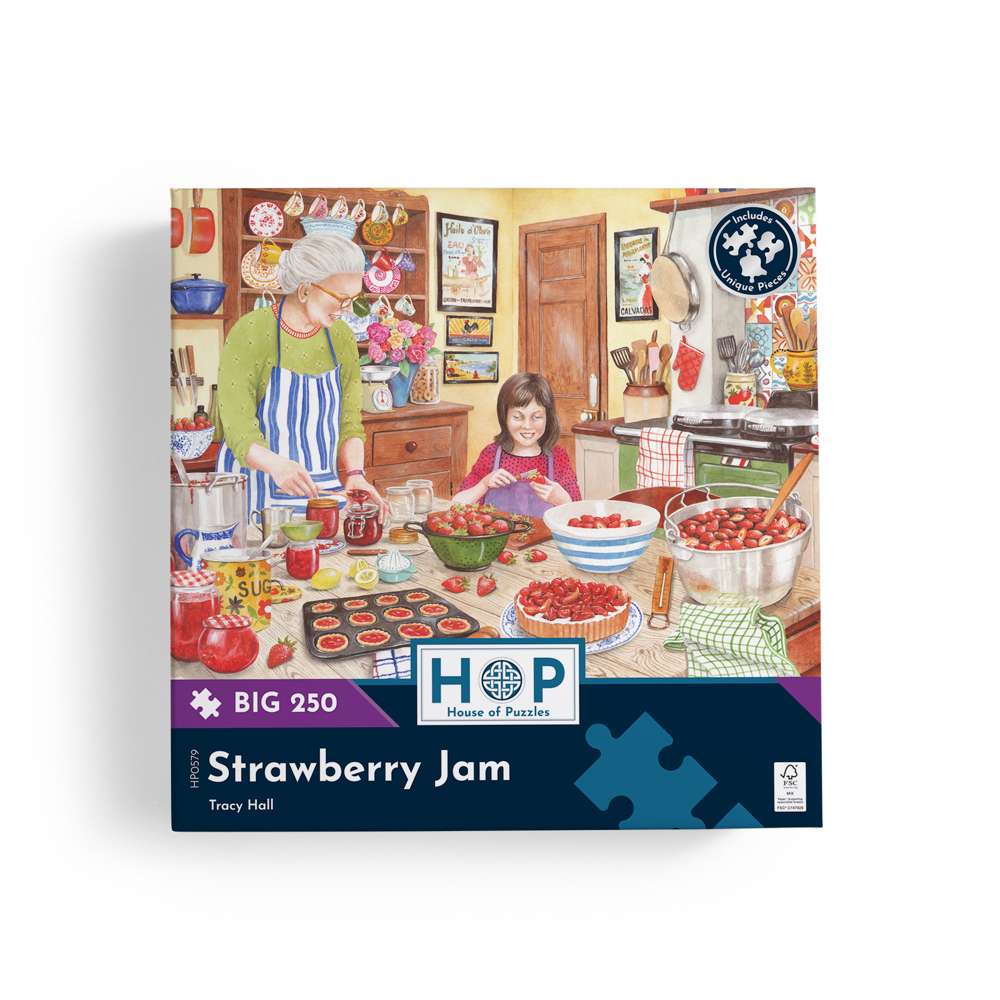 Strawberry Jam - BIG 250 Piece Jigsaw Puzzle