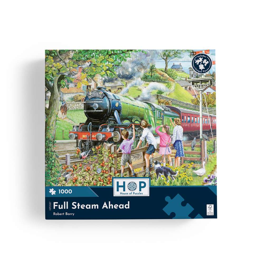 Full Steam Ahead - 1000 Piece Jigsaw Puzzle