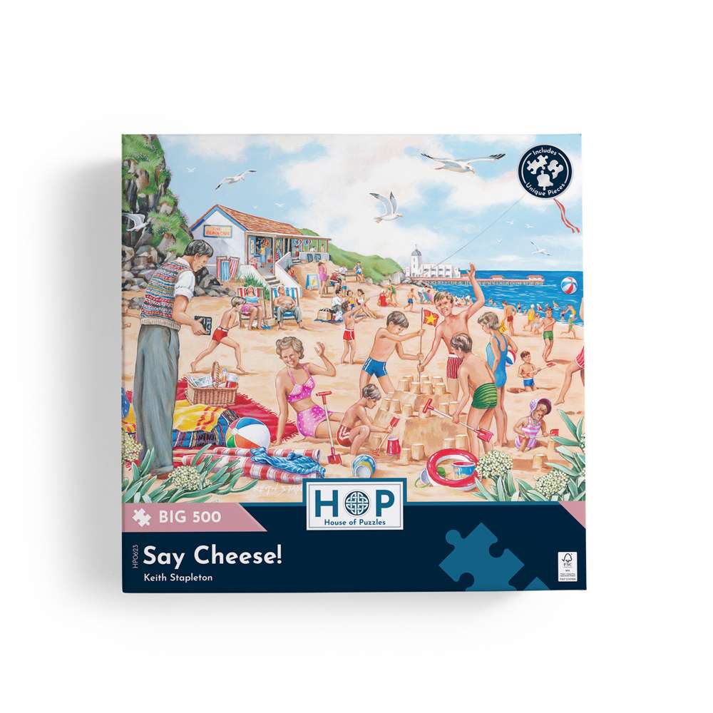 Say Cheese - BIG 500 Piece Jigsaw Puzzle