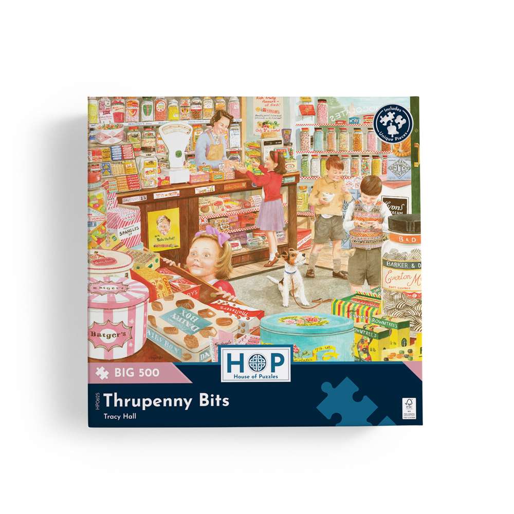 Thrupenny Bits - BIG 500 Piece Jigsaw Puzzle