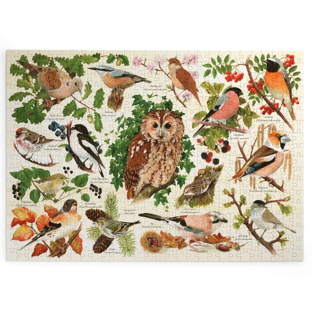 Woodland Birds - BIG 500 Piece Jigsaw Puzzle