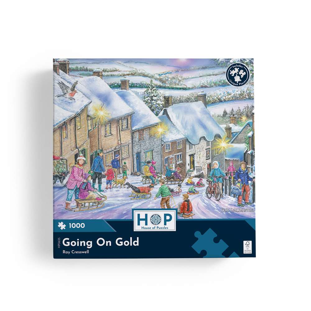 Going On Gold - 1000 Piece Jigsaw Puzzle