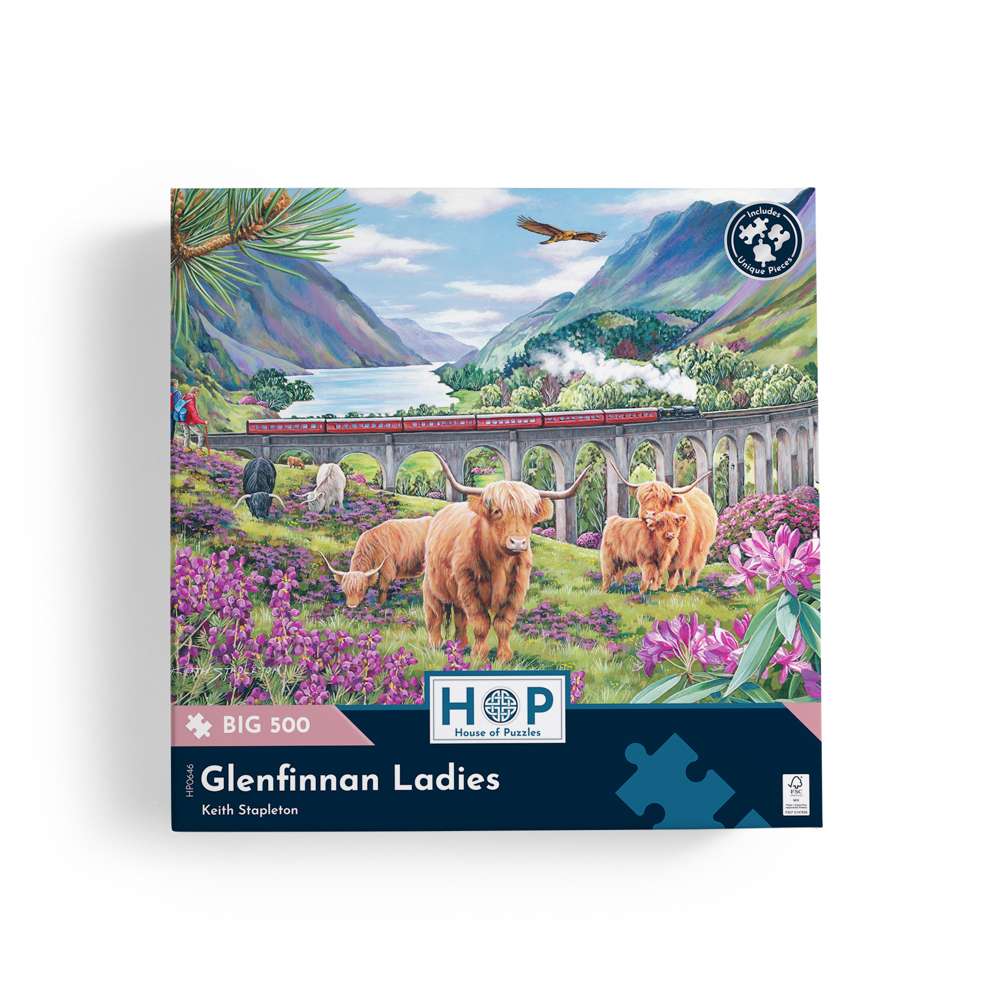Glenfinnan Ladies - BIG 500 Piece Jigsaw Puzzle
