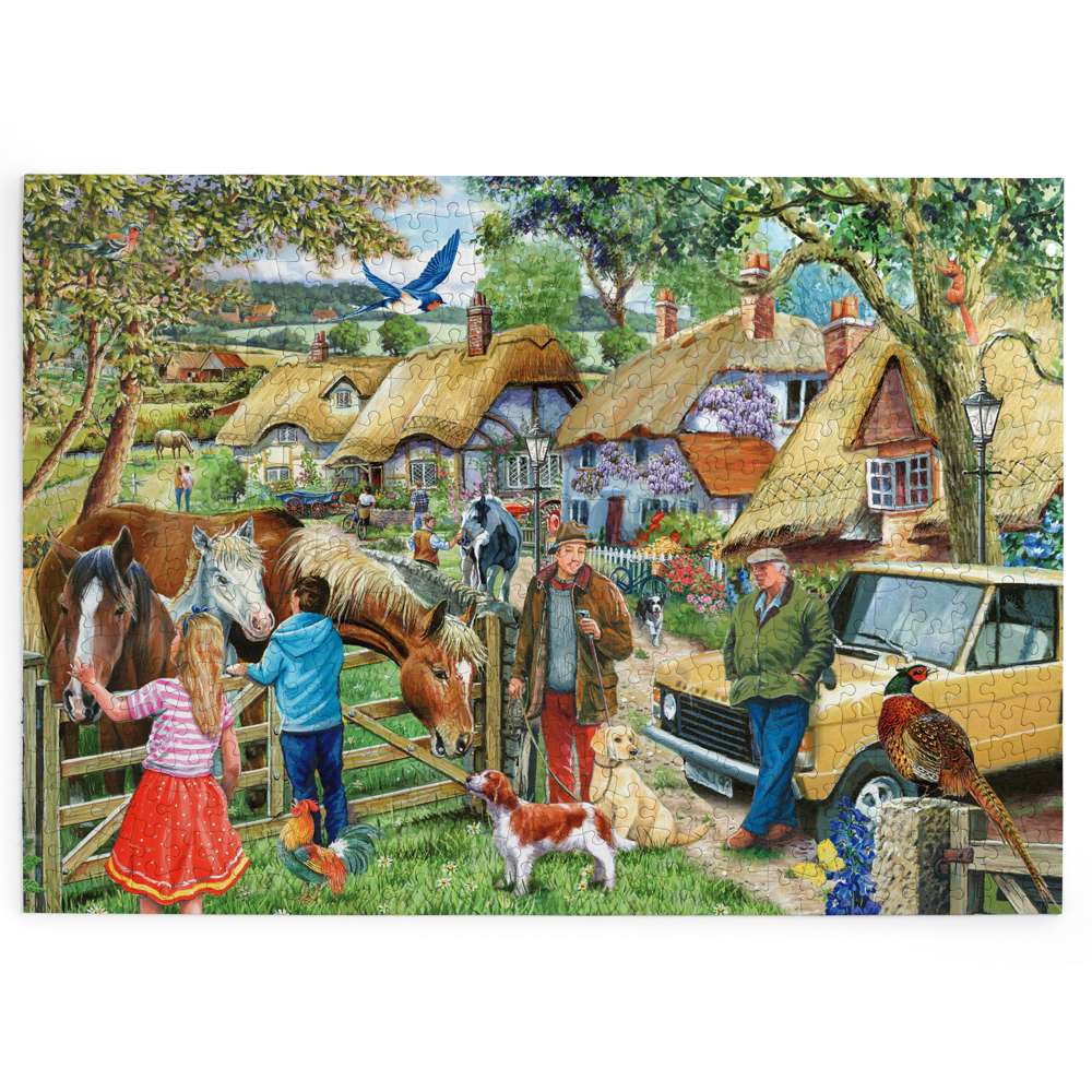 Horses & Hounds - BIG 500 Piece Jigsaw Puzzle
