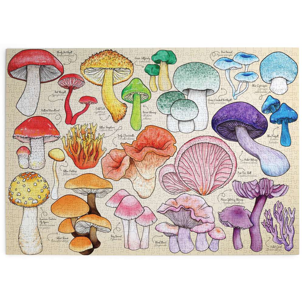 Mushroom Mania 1000 Piece Puzzle