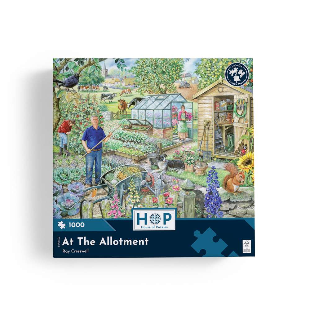 At The Allotment 1000 Piece Puzzle