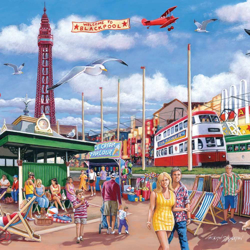 Blackpool Promenade BIG 500 Puzzle