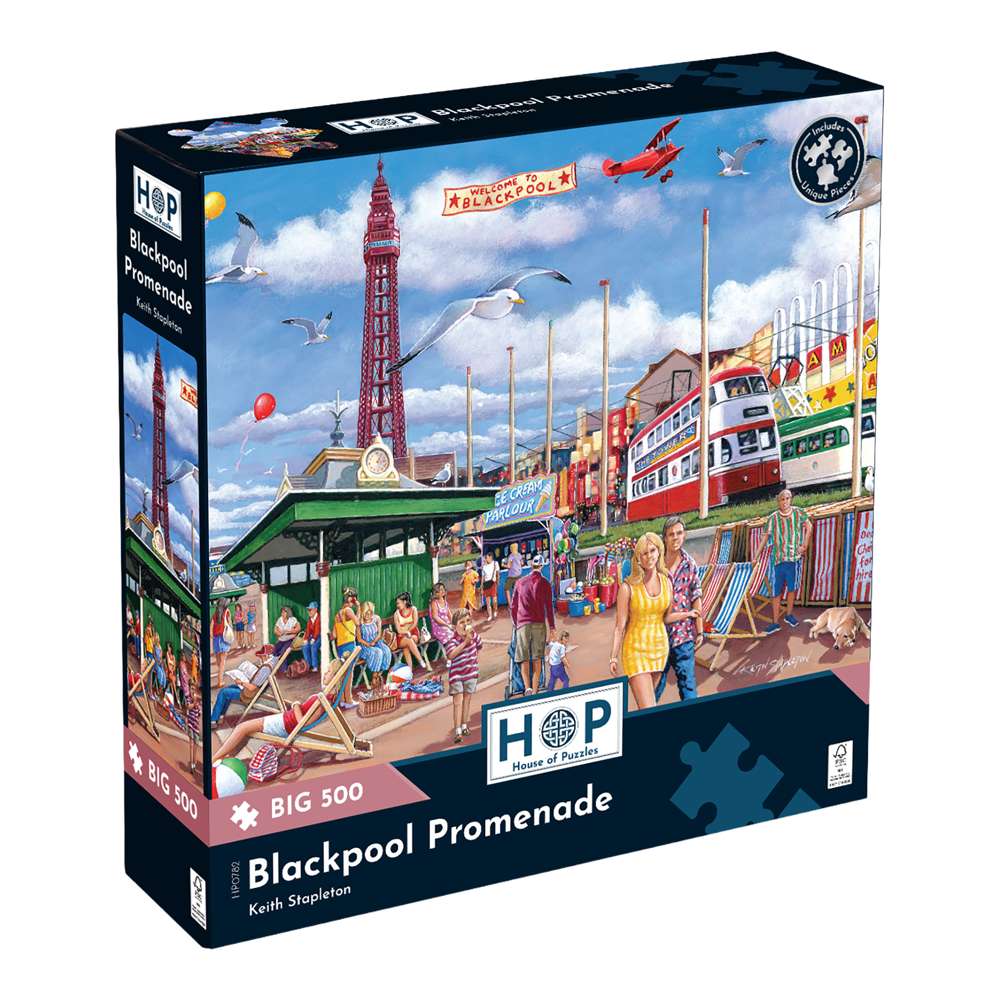 Blackpool Promenade BIG 500 Puzzle