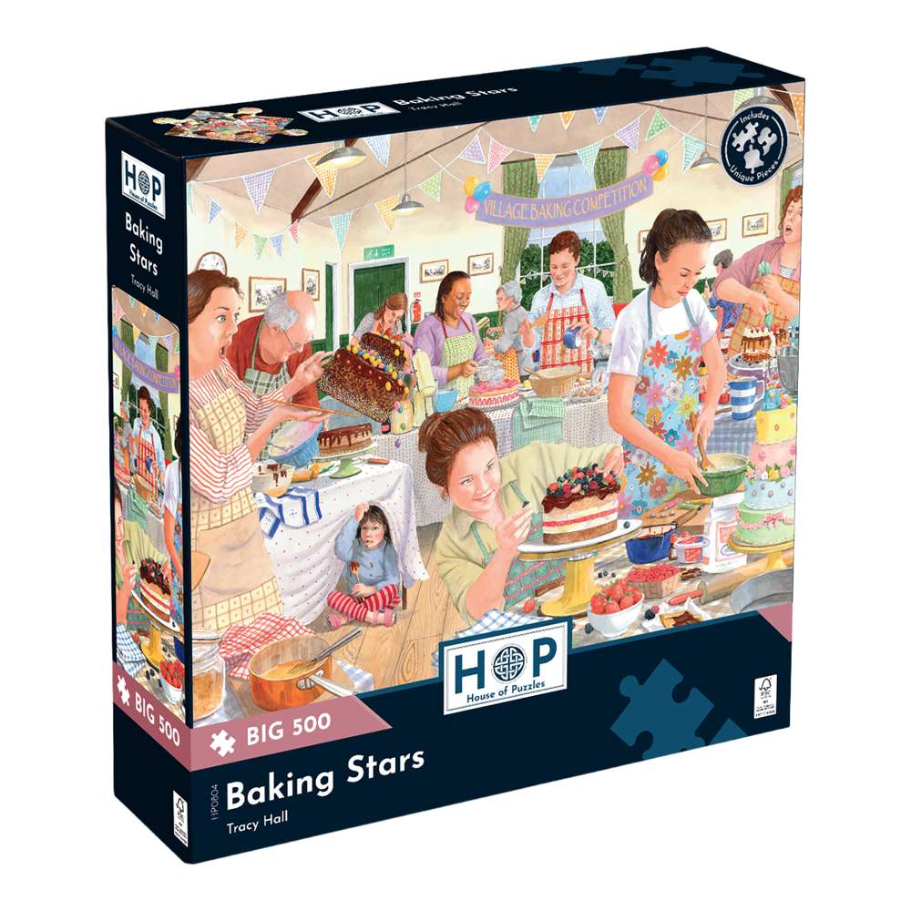 Baking Stars BIG 500 Puzzle