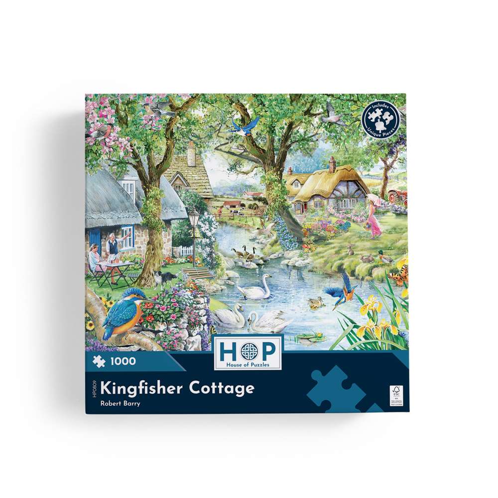Kingfisher Cottage 1000 Piece Puzzle