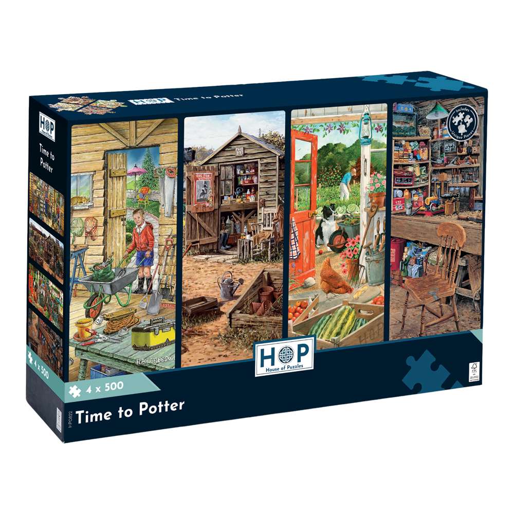 4 x 500 - Time to Potter 500 Piece Puzzle