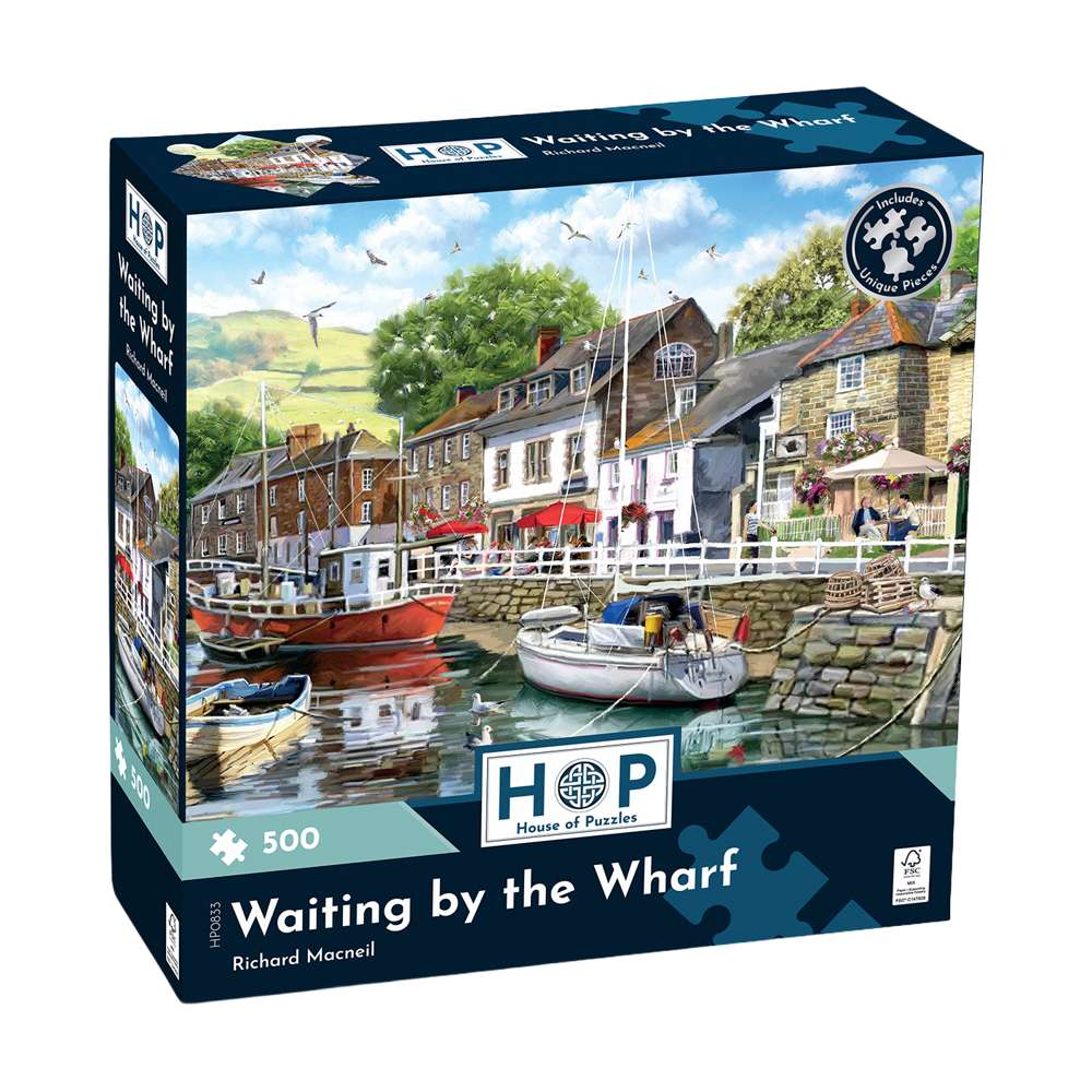 Waiting by the Wharf 500 Piece Puzzle