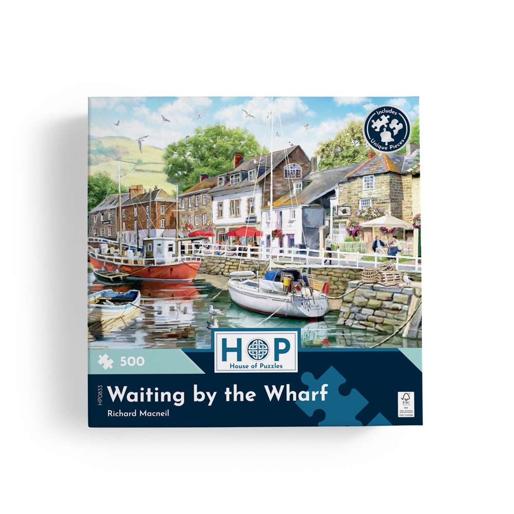 Waiting by the Wharf 500 Piece Puzzle
