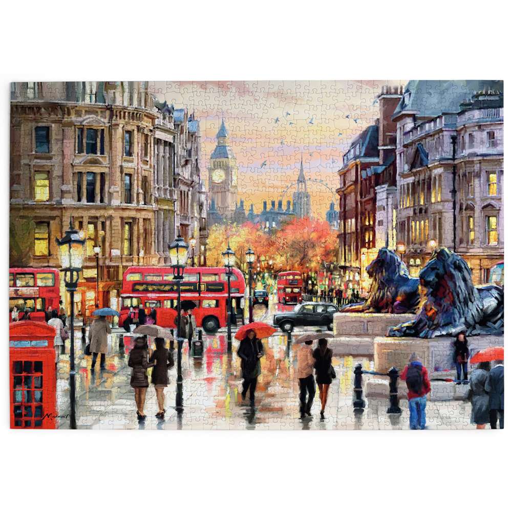 Twilight in Trafalgar Square 1000 Piece Puzzle
