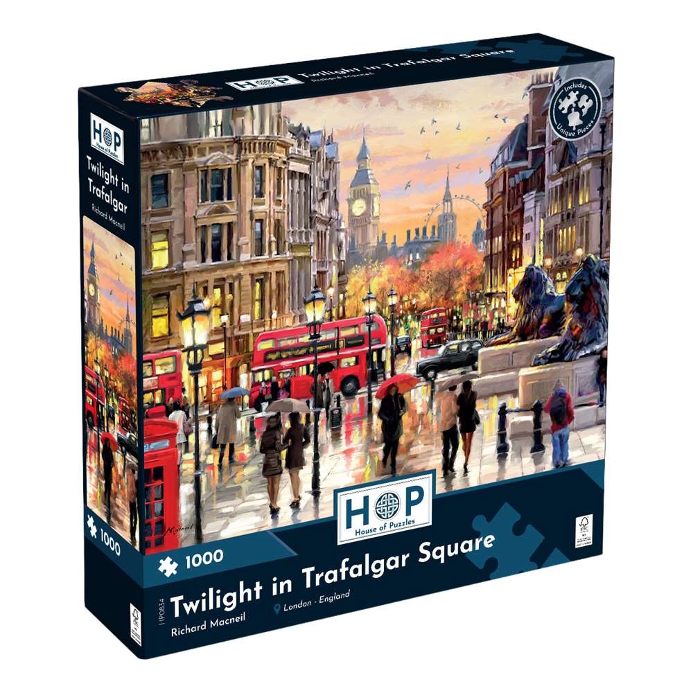 Twilight in Trafalgar Square 1000 Piece Puzzle