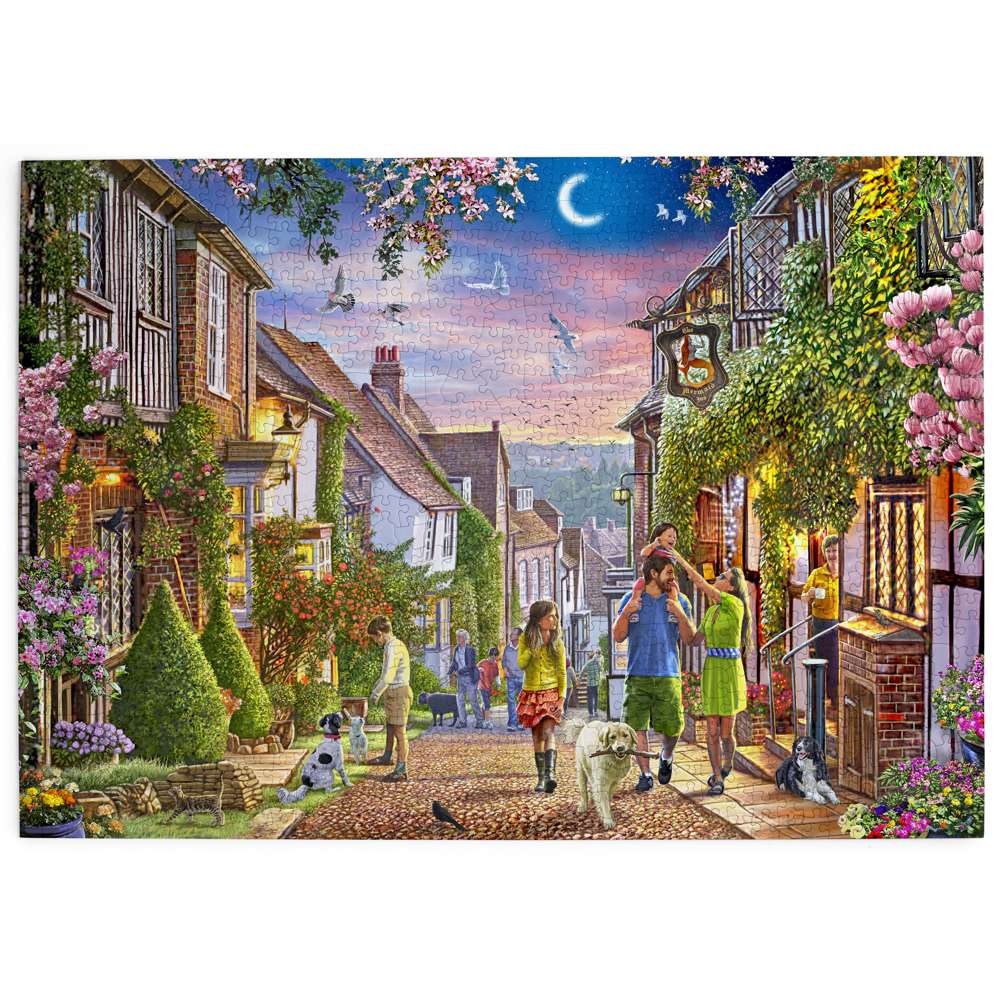 Mermaid Street 1000 Piece Puzzle