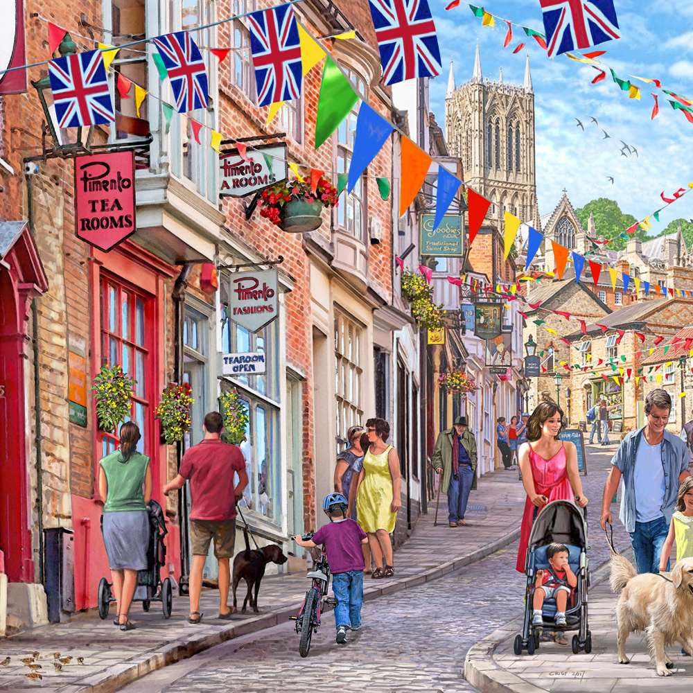 Steep Hill 1000 Piece Puzzle