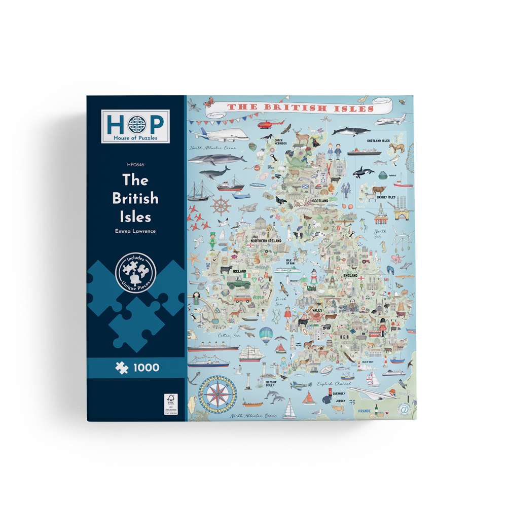 The British Isles 1000 Piece Puzzle