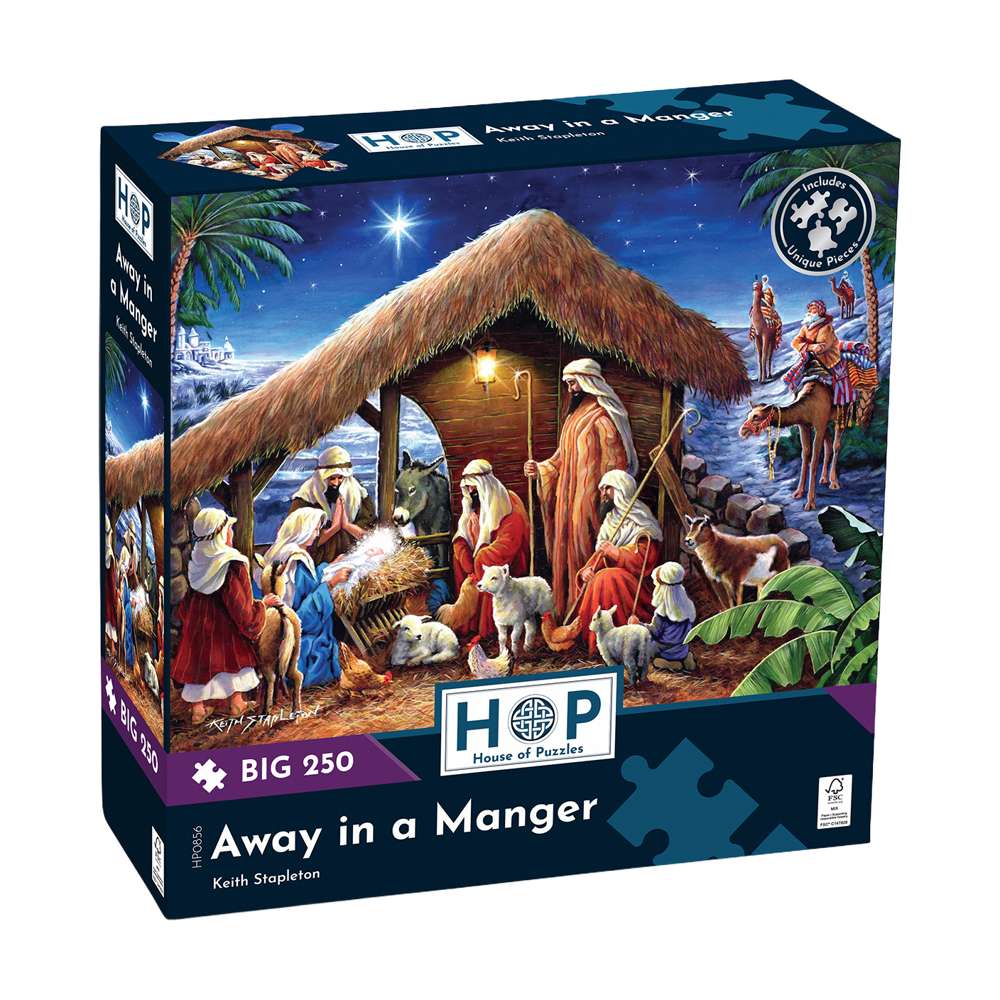 Away in a Manger BIG 250 Puzzle