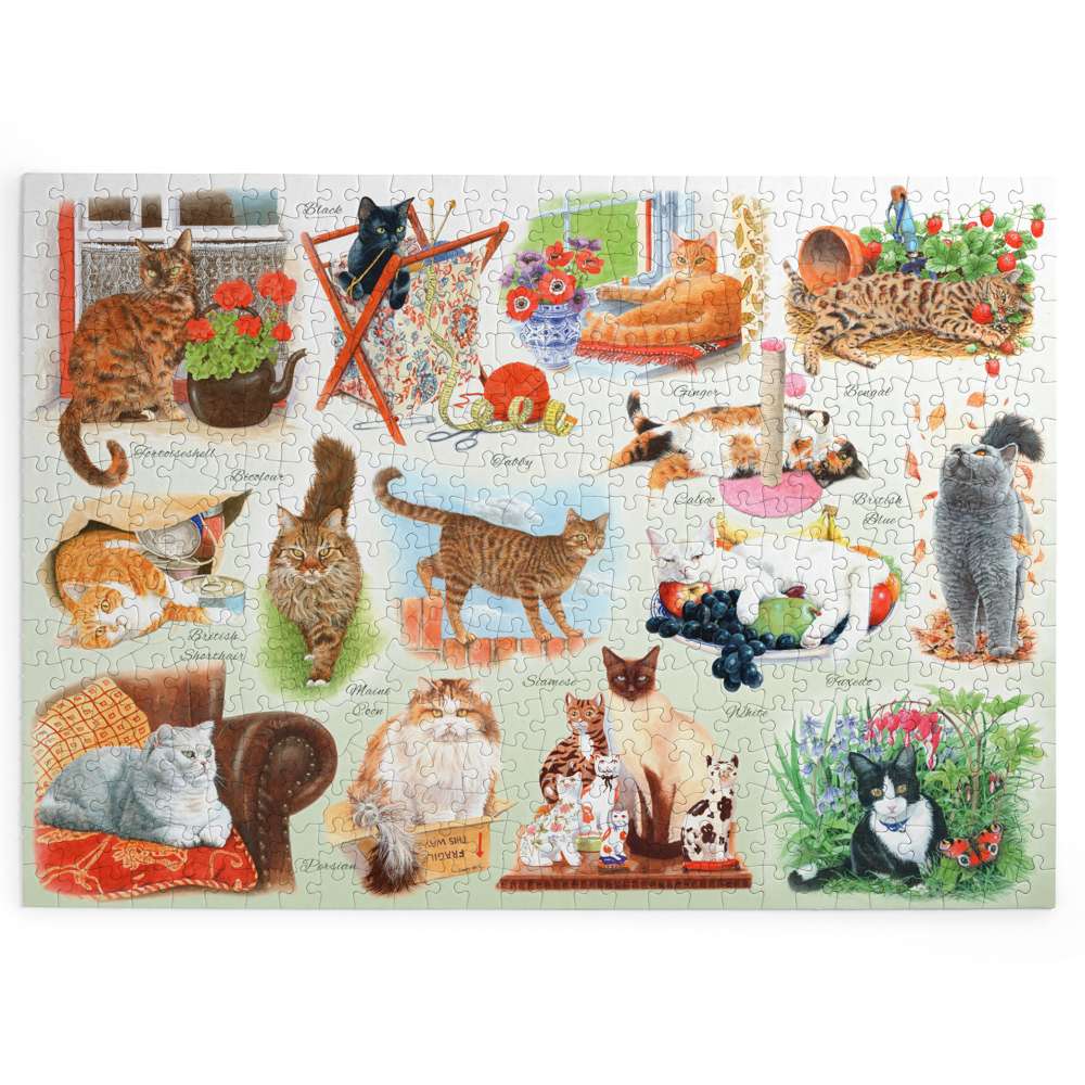 A Clowder of Cats BIG 500 Puzzle
