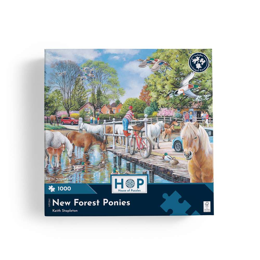 New Forest Ponies 1000 Piece Puzzle