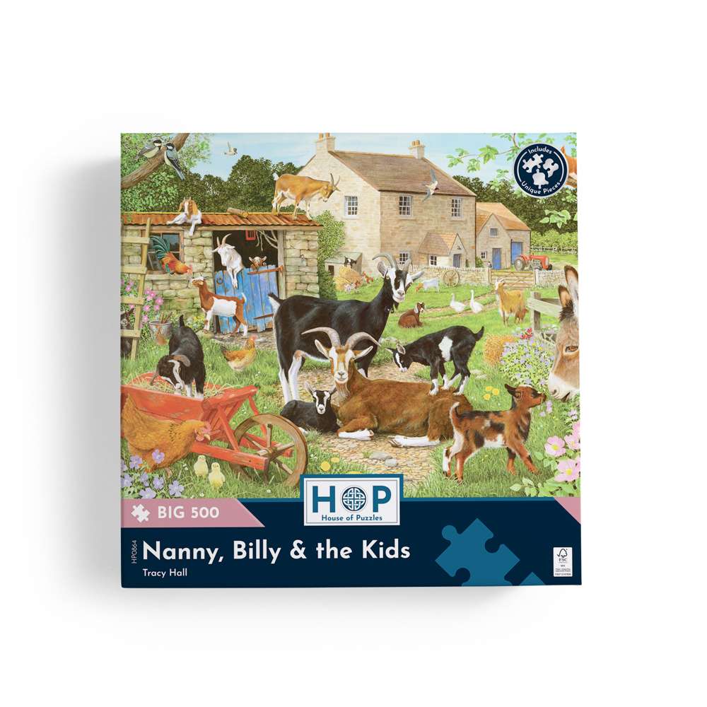 Nanny, Billy & the Kids BIG 500 Puzzle
