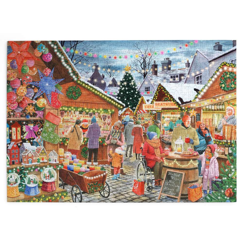 Christmas Market 1000 Piece Puzzle
