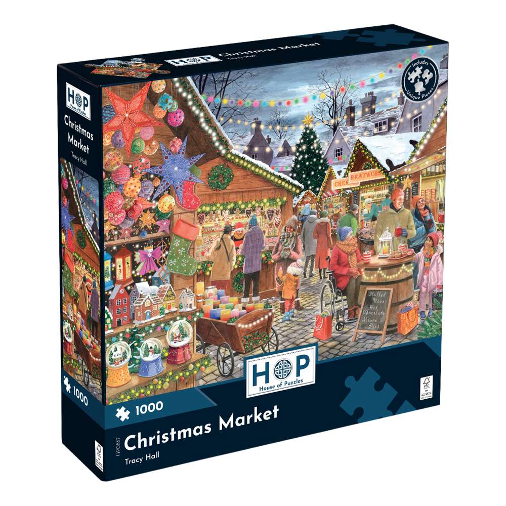 Christmas Market 1000 Piece Puzzle